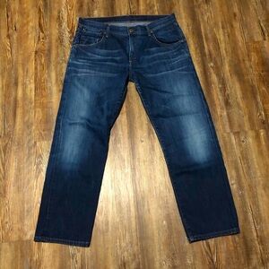 Citizens of Humanity Jeans Women's 29 Dylan Drop Rise Cropped Mid Rise Dark Wash